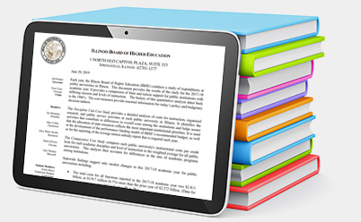 Tablet with books